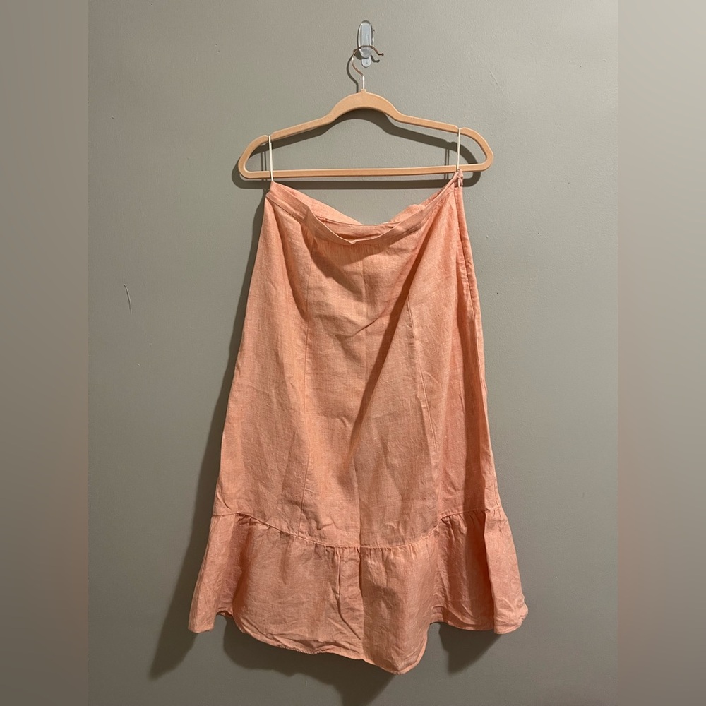 Aritzia WILFRED Linen Skirt Size 10